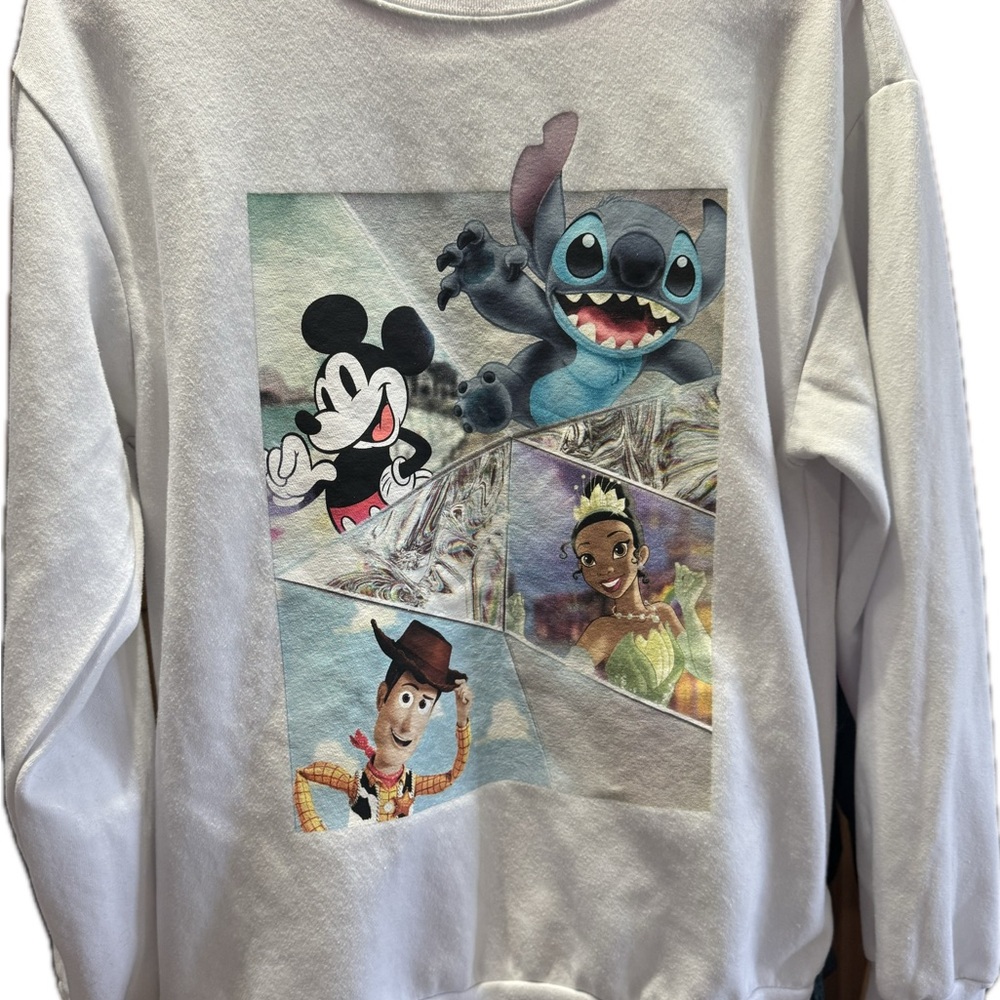 Disney 100 White Sweatshirt
